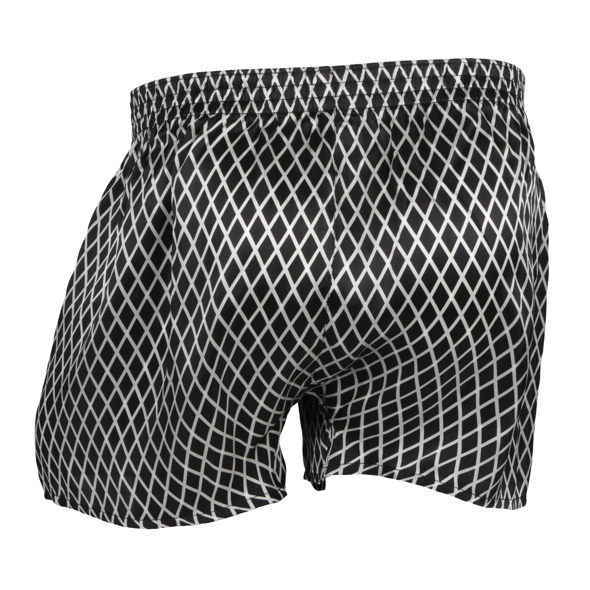 Presidential Mens Silk Boxer - Black