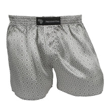 Presidential Men's Silk Boxer - Silver