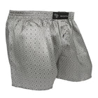 Presidential Men's Silk Boxer - Silver