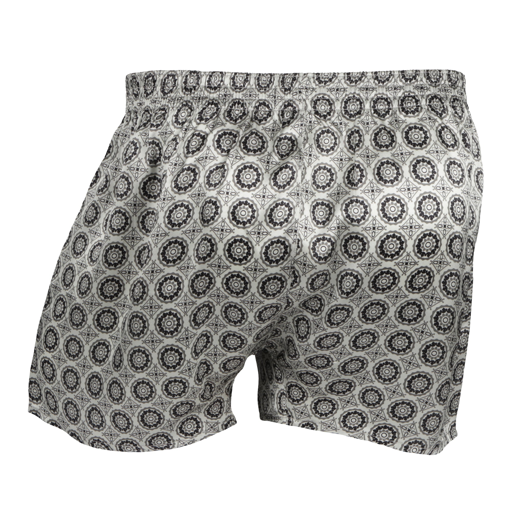Presidential Men's Silk Boxer - Grey