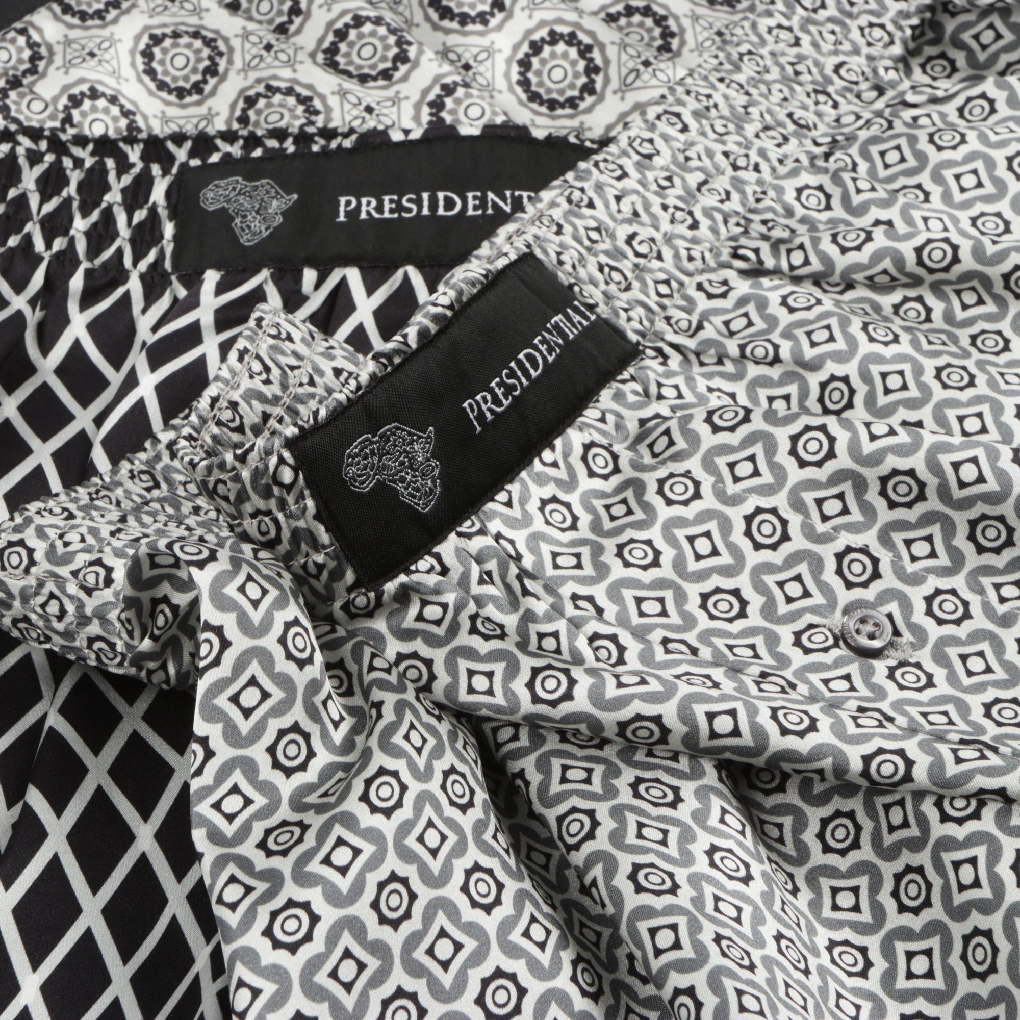 Presidential Men's Silk Boxer - Grey