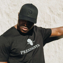 Men's Cap Classic Snap Back, Perforated Adjustable Back - Black