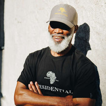 Presidential Men's Cap Golf Flex Fit Delta Adjustable - Grey/Gold