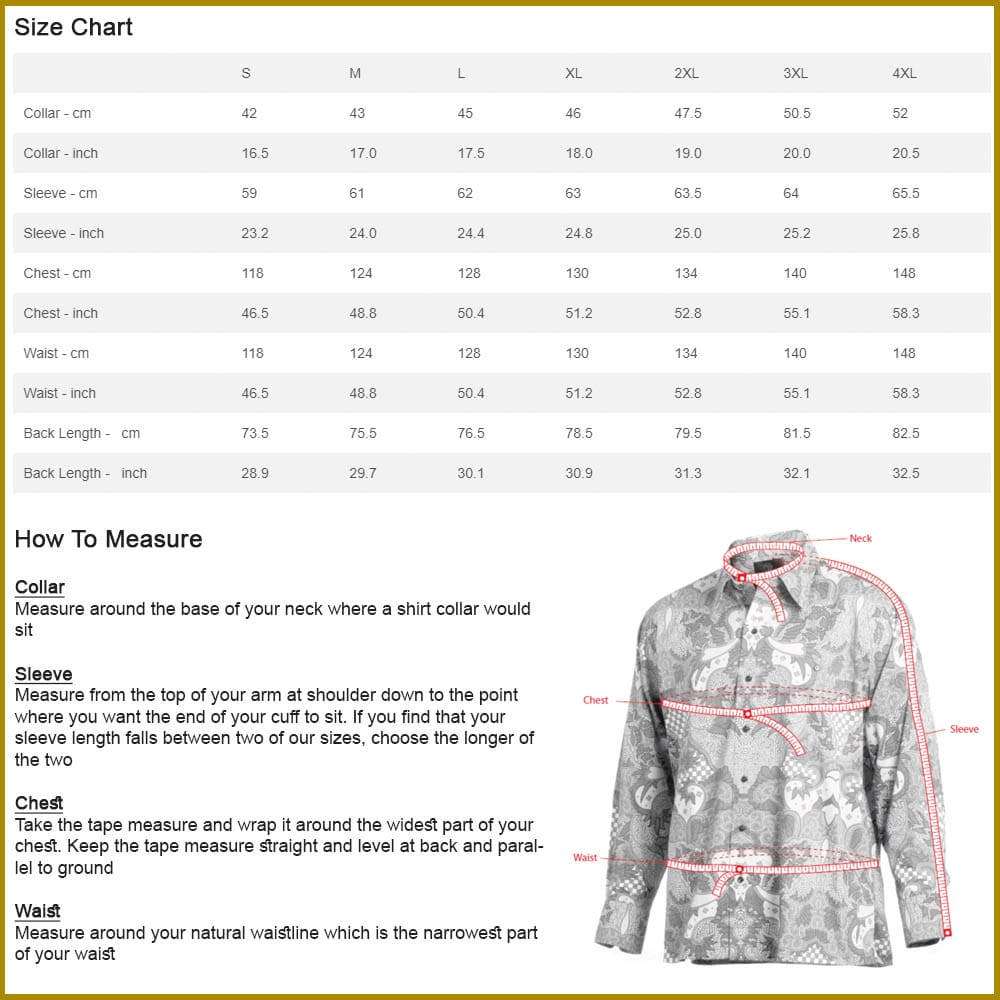 Classic Embroidered Rayon Black Long Sleeve Viscose Men's Shirt