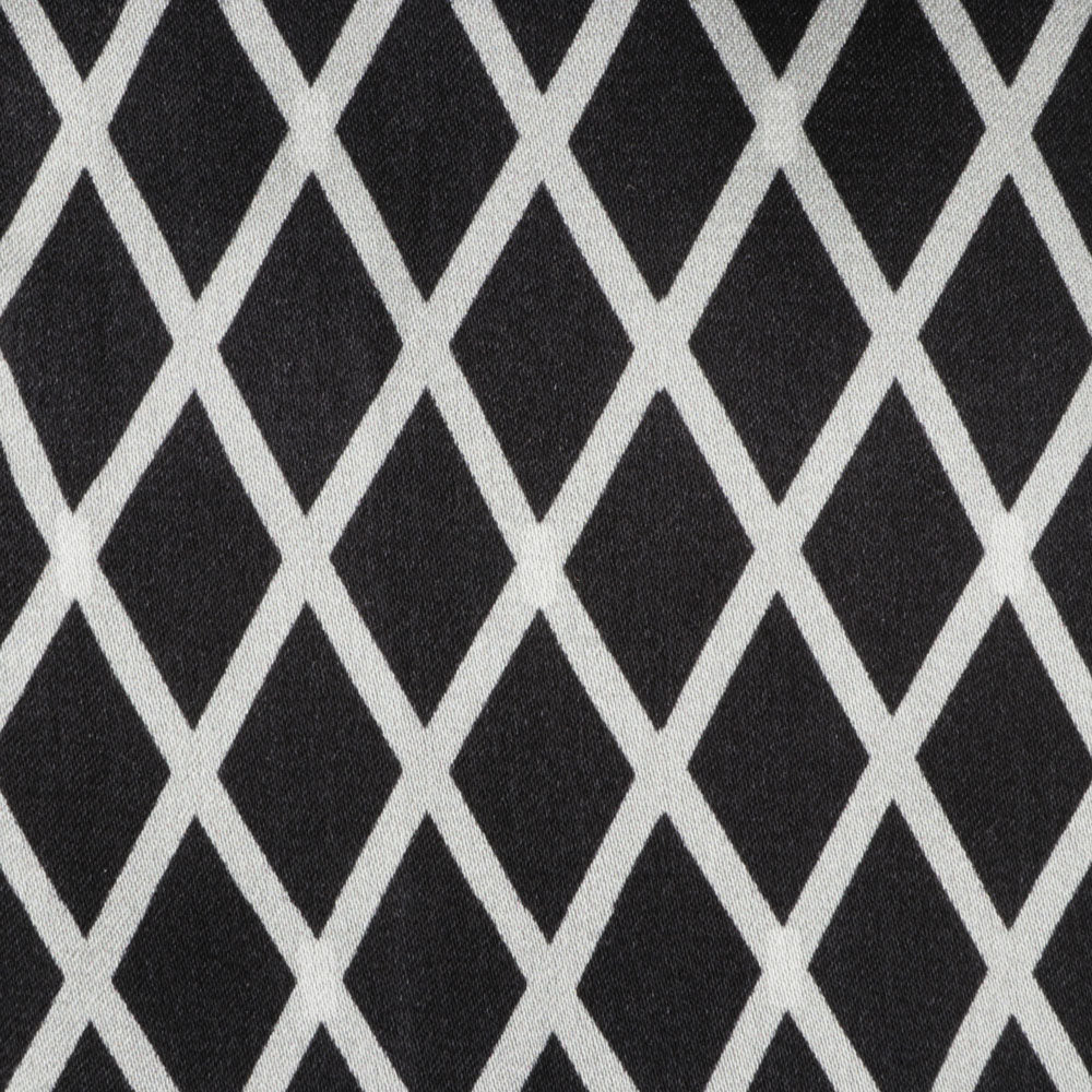 Diamond Check Men's Long Sleeve Iconic 100% Silk Shirt