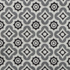 Silver Geometric Men's Long Sleeve Iconic 100% Silk Shirt