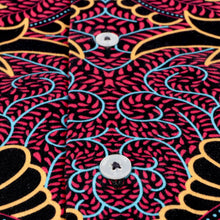 Madiba's Classic Red Men's Long Sleeve Printed Cotton Shirt