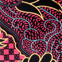 Madiba's Classic Red Men's Long Sleeve Printed Cotton Shirt