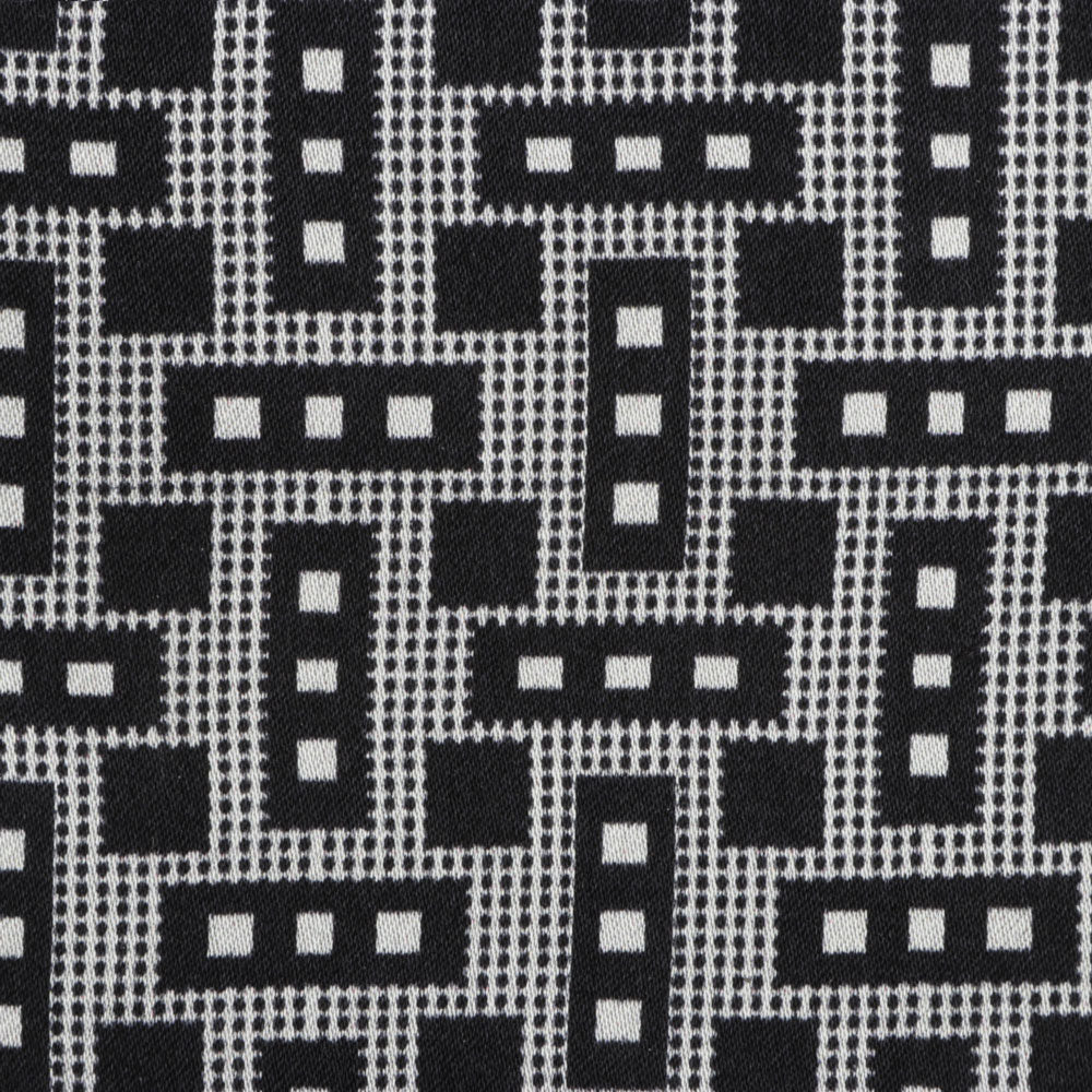 Madiba Original - Small Blocks Men's Long Sleeve Silk Shirt