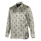 Madiba Original - Diagonal Check Men's Long Sleeve Silk Shirt