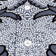 Madiba's Classic Grey Men's Long Sleeve Printed Cotton Shirt