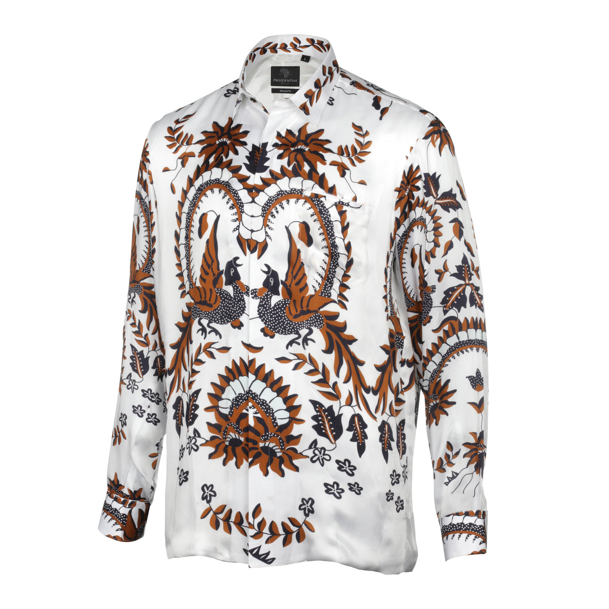 Madiba Original - Inspiration Men's Long Sleeve Silk Shirt