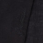 Classic Paisley- Black Gold Long Sleeve Cotton Linen Embroidered Men's Shirt