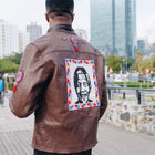 Presidential Brown Men’s Leather Jacket – Premium Stylish Outerwear