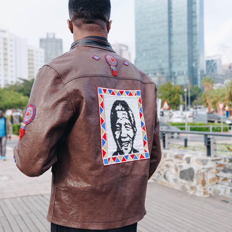Presidential Brown Men’s Leather Jacket – Premium Stylish Outerwear