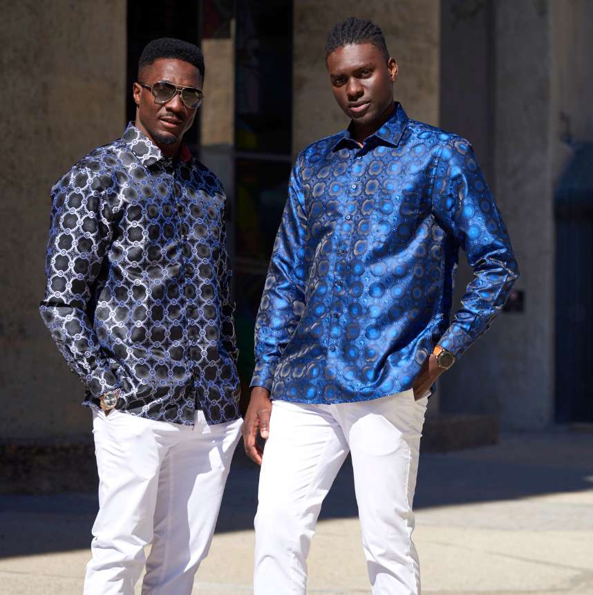 jacquard woven hp 1 presidential shirt  presidential shirt